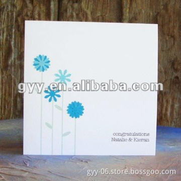 Personable paper greeting card